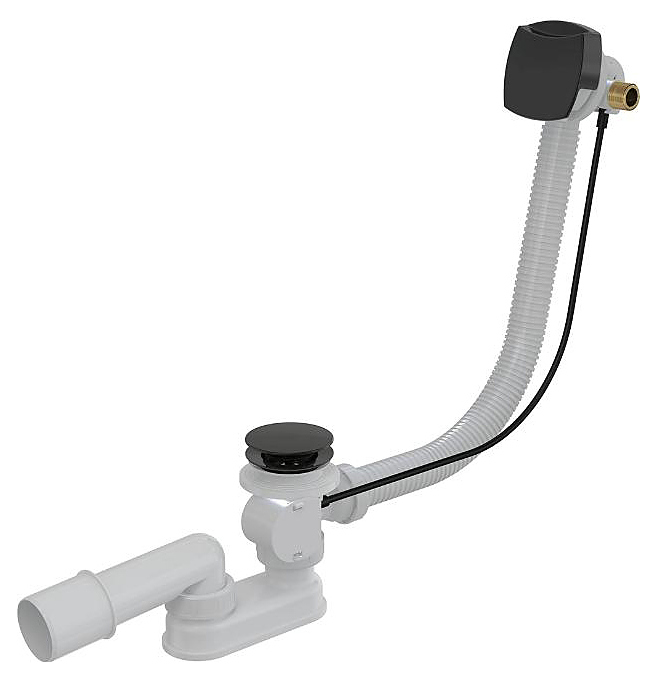 Слив-перелив AlcaPlast A564BLACK-100