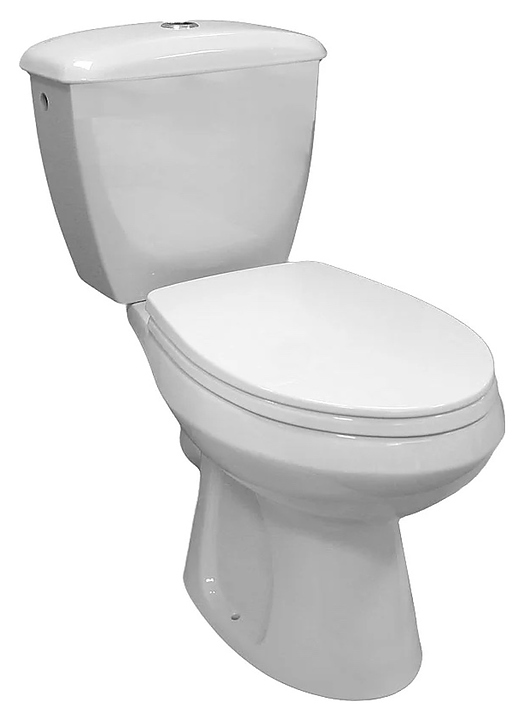 Унитаз-компакт Оскольская керамика Элисса, боковой подвод, белый