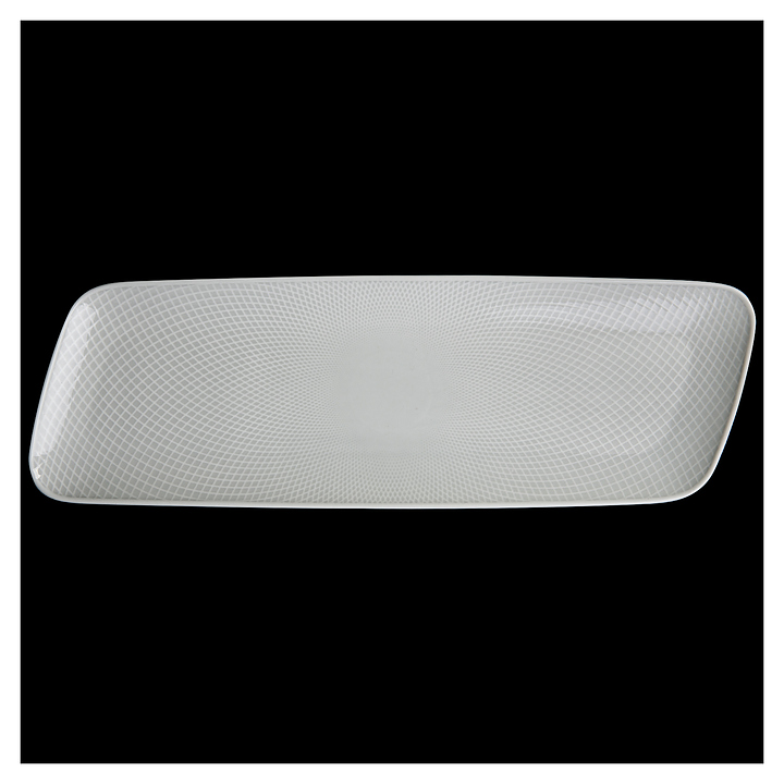 Блюдо сервировочное Corone Rosenthal XSY3808 36х11 см (фарфор) прямоугольное голубое