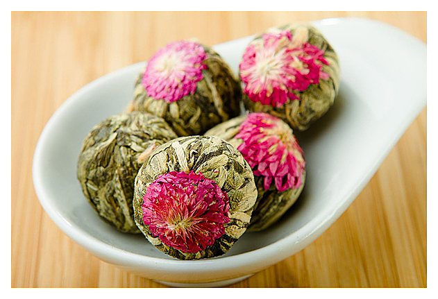 Связанный зеленый чай Хуа Ли Чжи (Жасминовый Ли Чжи)