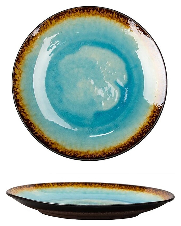 Тарелка P.L. Proff Cuisine Blue Spider Silk Stockholm 81229262 270х270 мм