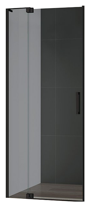 Дверь душевая CEZARES SLIDER-B-1-100/110-GRIGIO-NERO 100х195 см, в нишу, распашная