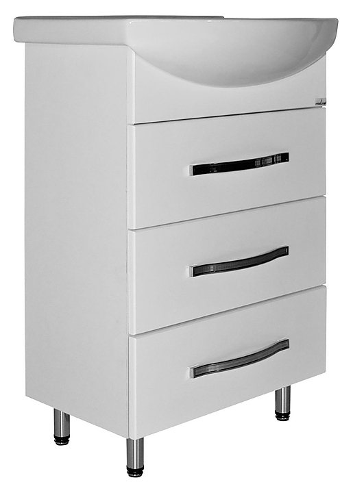 Тумба под раковину Mixline Диамант-55 белая