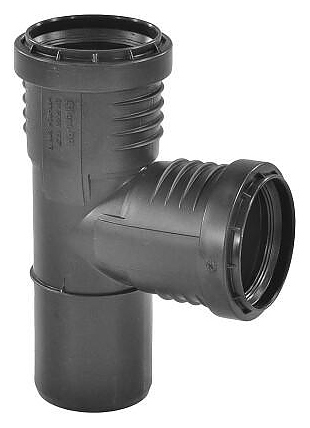 Тройник бесшумный Geberit Silent-PP Дн 90х50х87,5 гр б/нап в/к