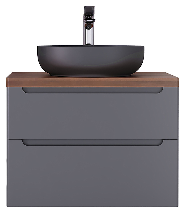 Тумба Jorno Wood 80 Wood.01.80/P/GR 79,5 см, серая