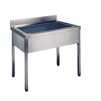 Ванна моечная цельнотянутая односекционная CRYSPI МВН-1 800/700