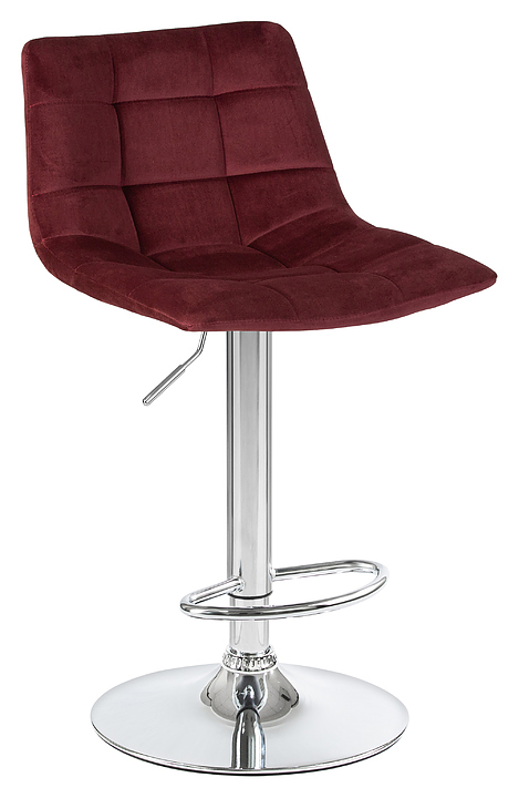 Стул барный DOBRIN 5017-LM TAILOR (винный, хромированная сталь)