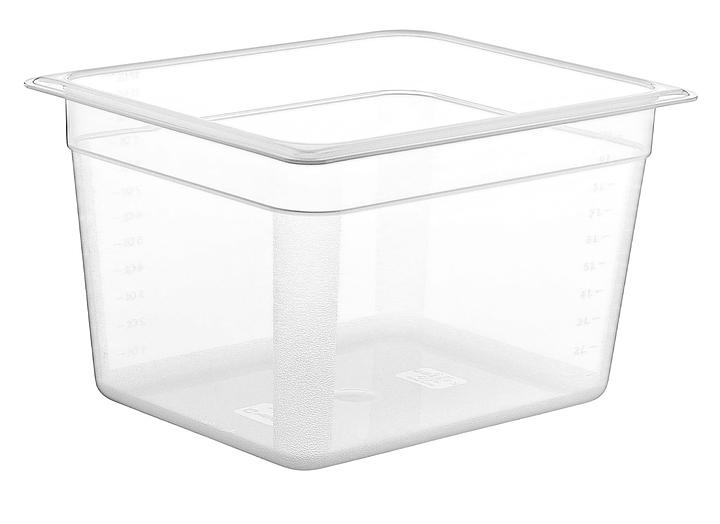 Гастроемкость Gastroplast 79760 GN 1/2-200 (325x265х200 мм) 10.9 л поликарбонат, прозрачный