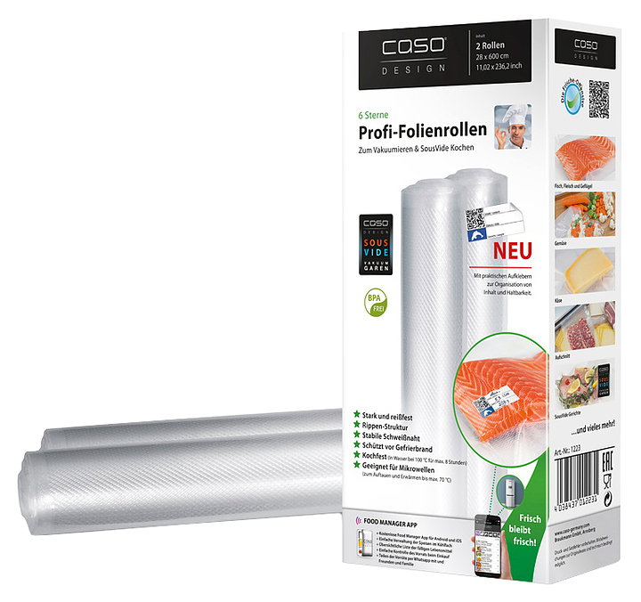 Пленка для вакуумной упаковки CASO VC 28*600