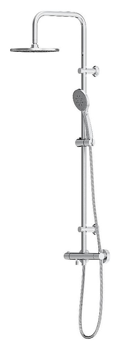 Стойка душевая с термостатом Dorff New plus D0710500 хром