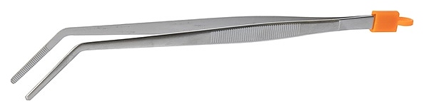 Пинцет Luxstahl PINZA-FC240/CP 24 см (нерж. сталь) изогнутый