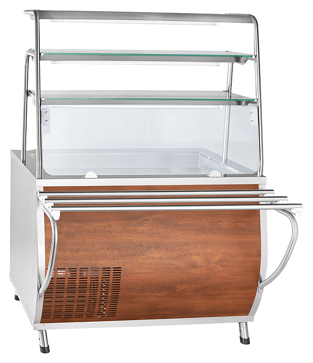 Прилавок-витрина Abat ПВВ(Н)-70Т-НШ кашир.