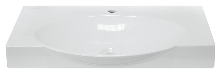 Раковина мебельная SANITA LUXE Infinity 76 INF76SLWB01 75x45 см, керамика