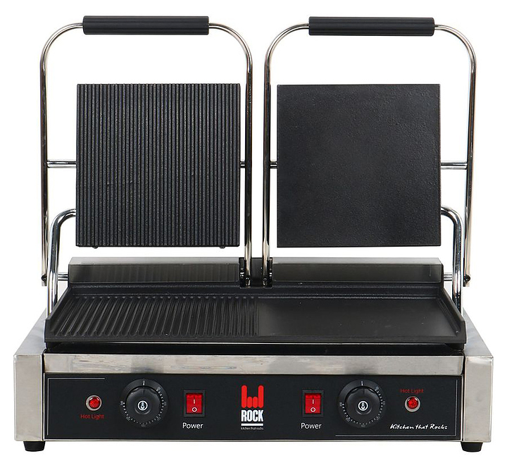 Гриль контактный Rock Kitchen RK-CG813B-SS