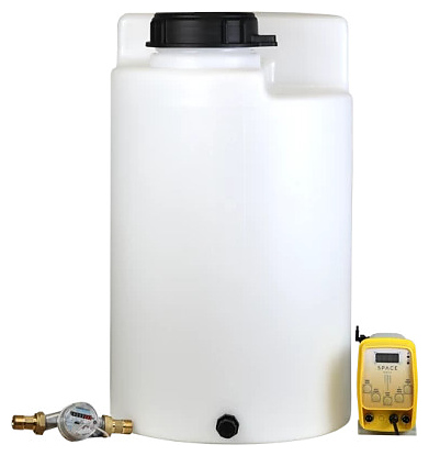 Комплекс дозирования SpaceAqua Dose 803-IMP, емкость 100 л, счетчик Dn20