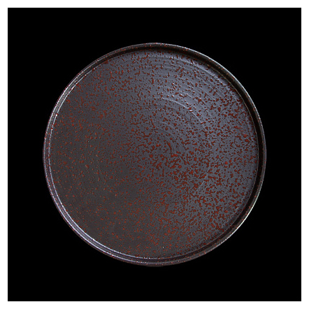 Тарелка Cuong Phat 10'' 260 мм черная