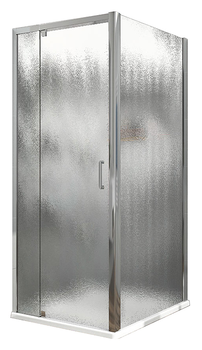 Уголок душевой Vincea Intra VSR-1I809080CH 80/90х80 см, стекло шиншилла, хром