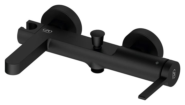 Смеситель для ванны GPD Gildo Colored MBB165-S черный