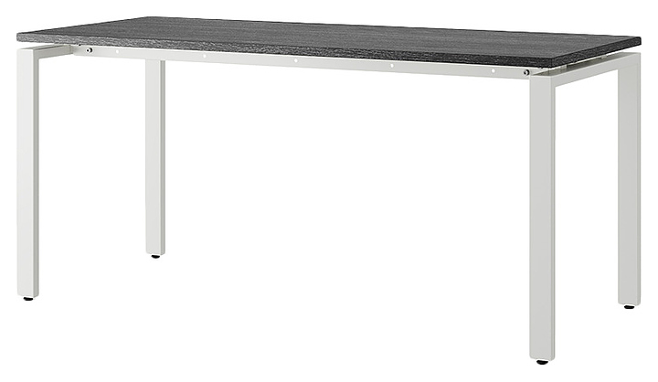 Стол офисный КОБОР P-160/60 white/glazed