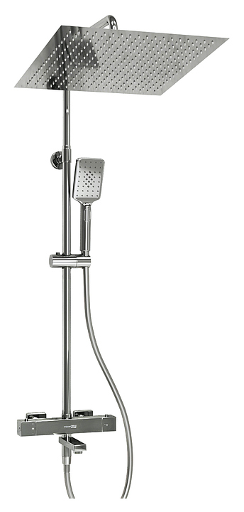 Душевая система с термостатическим смесителем Wasserkraft A199.119.126.087.CH Thermo хром