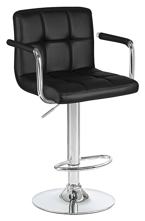 Стул барный DOBRIN 5011-LM KRUGER ARM (черный)