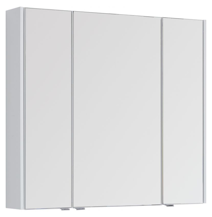 Шкаф зеркальный Aquanet Августа 100 белый