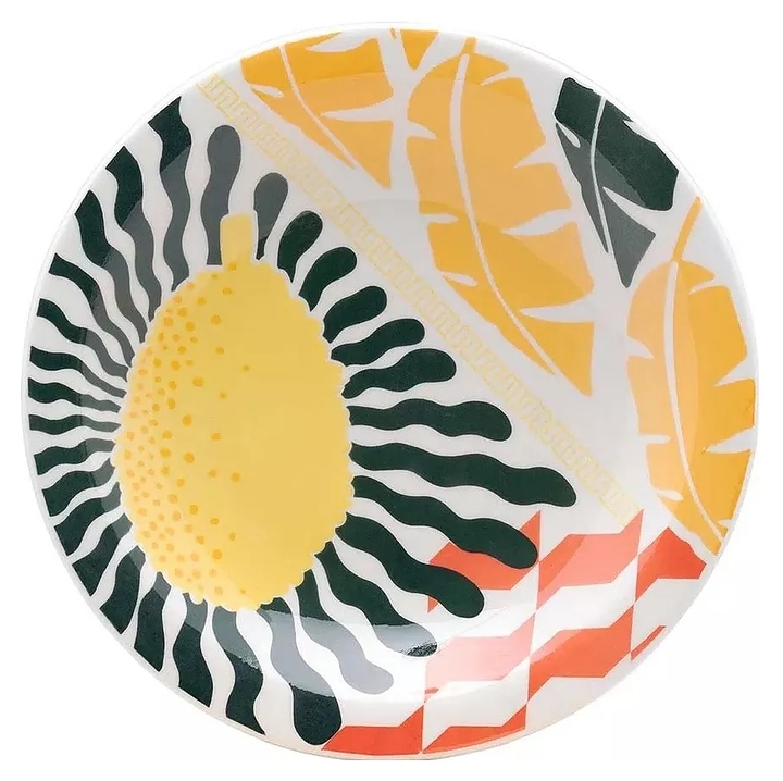 Тарелка глубокая Oxford FLOREAL Shape SALADA TROPICAL 126970 J067-6845 (23см)