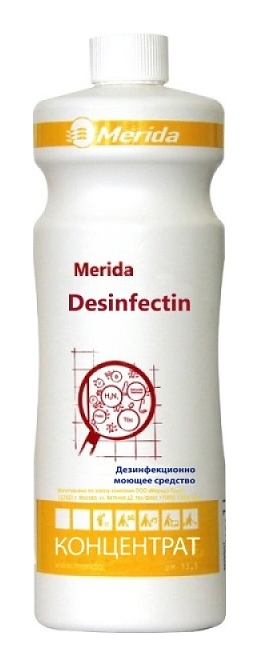 Средство моюще-дезинфицирующее Merida DESINFECTIN NMD101, 1 л