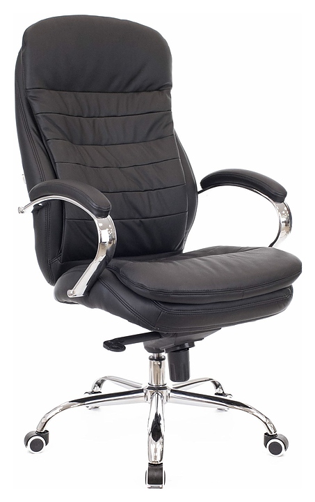 Кресло для руководителя Everprof Valencia M кожа, черное