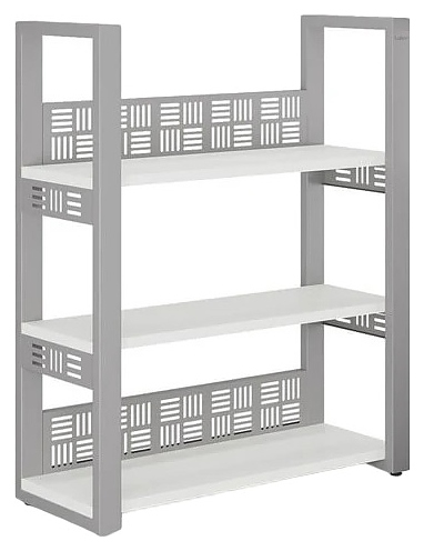 Стеллаж открытый КОБОР SО3-60/36 aluminum/premium