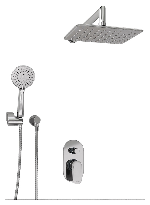 Комплект душевой встраиваемый Wasserkraft A14131 хром