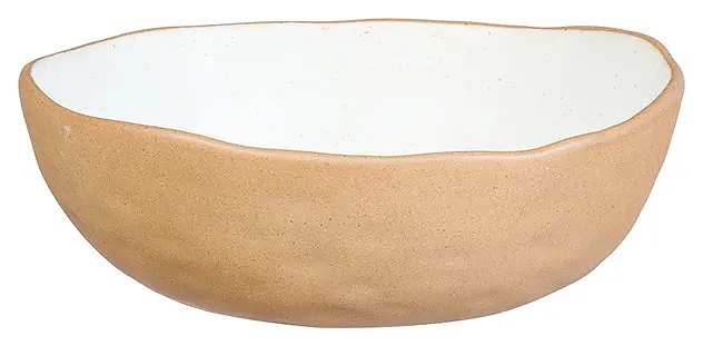 Салатник Kunstwerk Grasp 20732/white 800 мл d=18 см h=6,5 см (керамика) белый