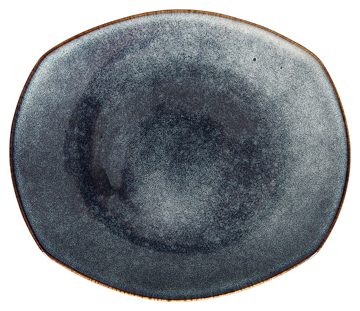 Тарелка овальная Corone Celeste HL900780 305х260 мм синяя