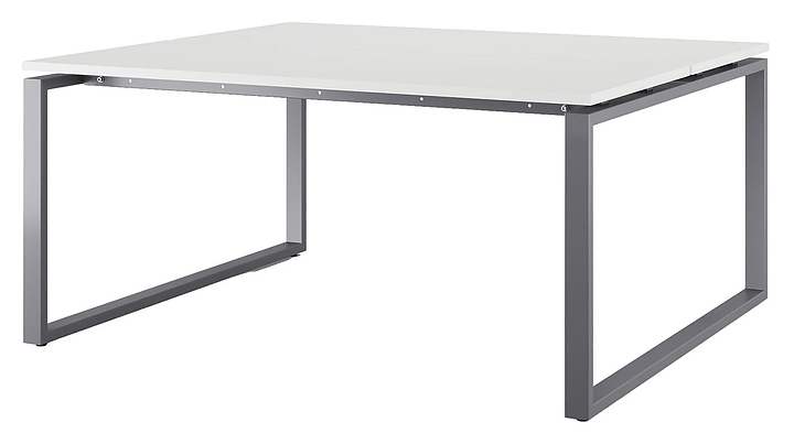 Стол офисный КОБОР O1/2-120/140 graphite/premium