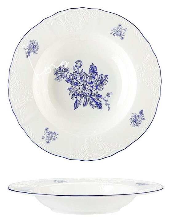 Тарелка P.L. Proff Cuisine Sea Flower [6] NY-YQA4767B-BP-9X6 d 23,5 см