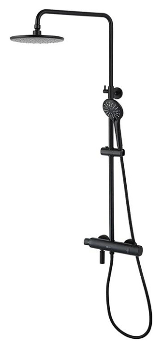 Стойка душевая LEMARK Bronx LM3772BL с изливом