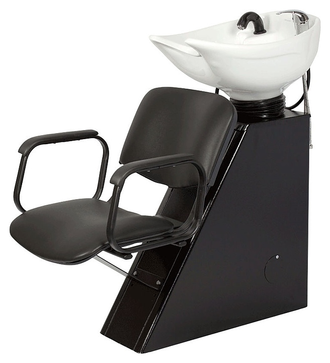 Мойка парикмахерская Имидж Мастер ЕЛЕНА с креслом КОНТАКТ черным