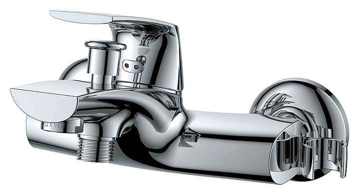 Смеситель для ванны с душем D&K Rhein Feuerbach DA1283201 хром