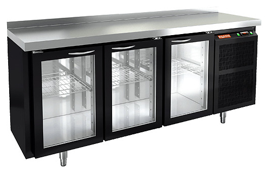 Стол холодильный барный HICOLD BNG 111 HT BAR Black