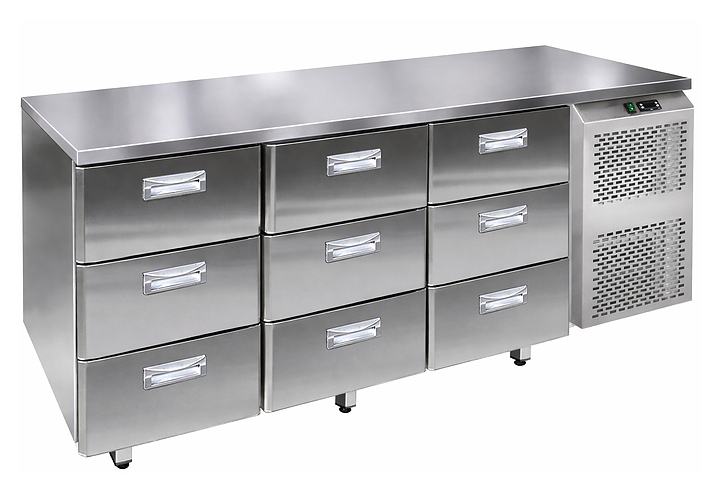 Стол холодильный Finist СХС-700-0/9 (без борта)