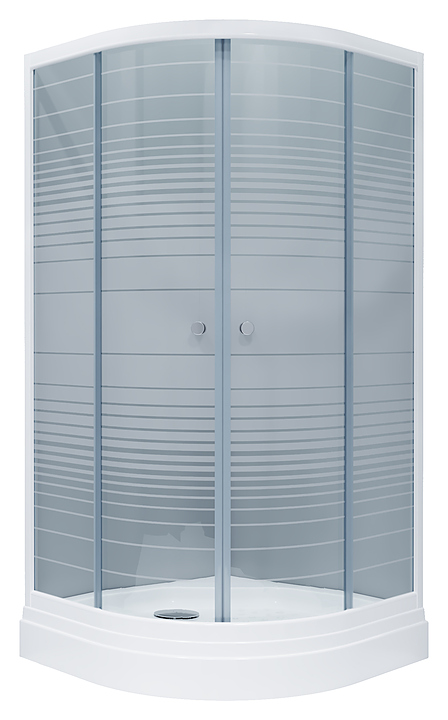 Уголок душевой Triton Полосы 100х100 А