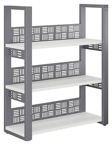 Стеллаж открытый КОБОР SО3-80/36 graphite/premium