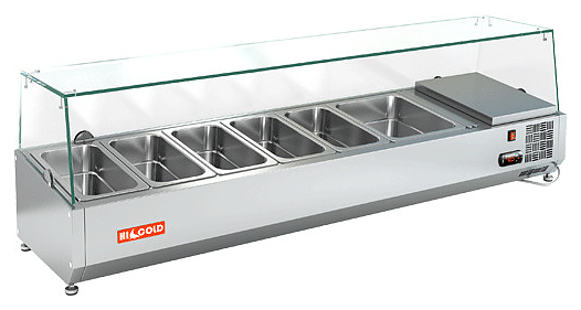 Витрина холодильная HICOLD VRTG 1525 (1/3)