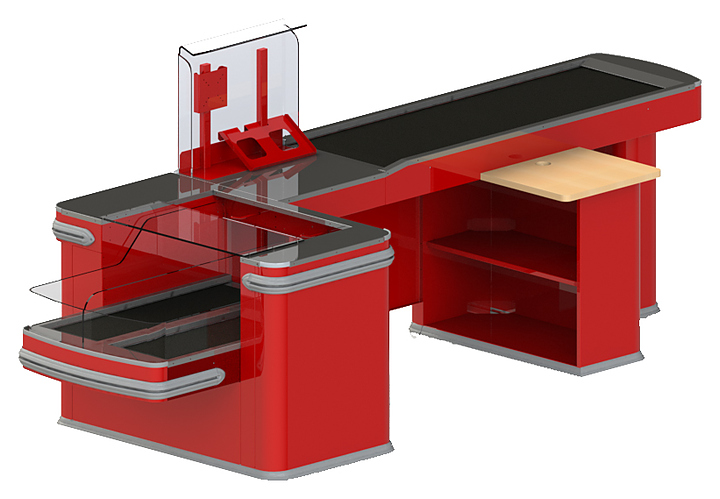 Кассовый бокс Commerce Renessance Интерстеп 3200 см