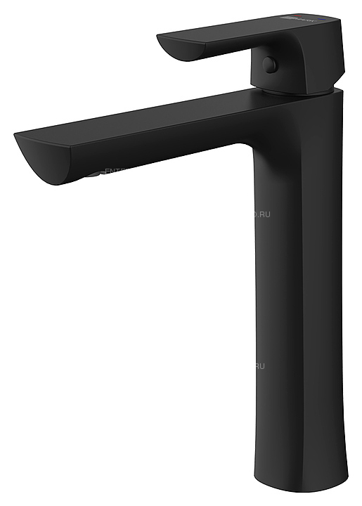 Смеситель для раковины LEMARK Ursus LM7209BL высокий монолитный, черный