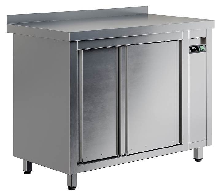 Стол тепловой Restoinox Т-СПЗК-11/7-Б закрытый с бортом