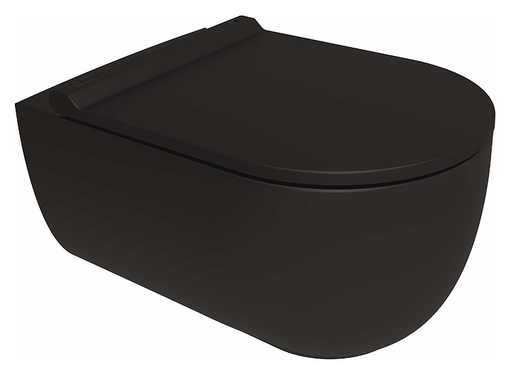 Унитаз подвесной Bien Vokha MDKA052N1VP1B7000 с функцией биде и сиденьем микролифт, черный матовый