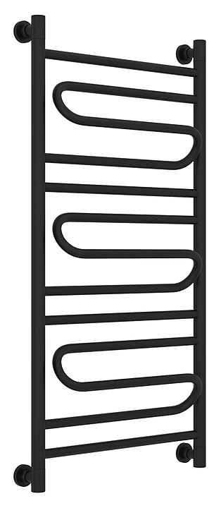 Полотенцесушитель водяной Сунержа Элегия+ 100x50 см матовый черный