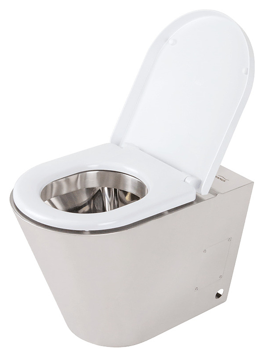 Унитаз антивандальный Oceanus 1-002(S) (нерж. сталь) S-выход