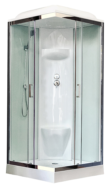 Душевая кабина Royal Bath RB80HP6-WT-CH 80х80 см